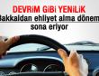 Ehliyet sınavında devrim gibi yenilik