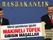 Erdoğan'dan Gürcü gazeteciye: Makineli tüfek gibisin