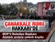 BDP'li başkandan Atatürk Anıtı'na çelenk