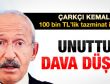 Çarkçı Kemal davası unutkanlıktan düştü