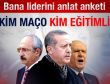 Kılıçdaroğlu Erdoğan ve Bahçeli'nin marka kişilikleri