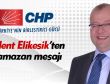 CHP'li Bülent Elikesik'ten Ramazan Mesajı