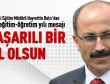 Balcı: Başarılı bir eğitim-öğretim yılı olsun