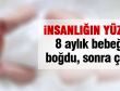 8 aylık bebeği önce boğdu, sonra çöpe attı!