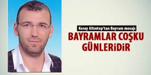 Koray Altıntop Kurban Bayramı mesajı yayınladı