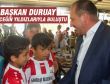 Başkan Duruay Minik Futbolcular İle Buluştu