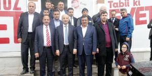 Başkan Duruay ve Milletvekili Arslan'la SKM'ye ziyaret