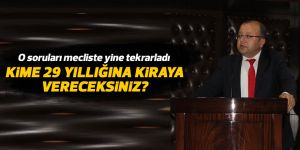 Elikesik mecliste Atatürk Sahil Parkı için konuştu