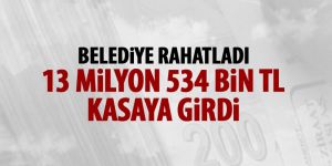 Belediye emlak geliriyle rahatladı