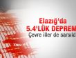 Elazığ'da deprem