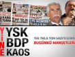 23 Haziran 2011 günün gazete manşetleri