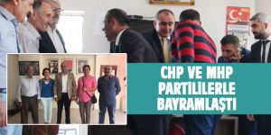 MHP ve CHP partililerle bayramlaştı