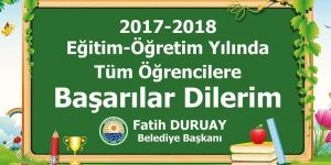 Başkan Duruay'dan eğitim öğretim yılı mesajı