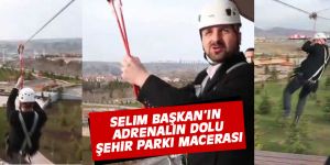Selim Akceylan macera parkını gezdi