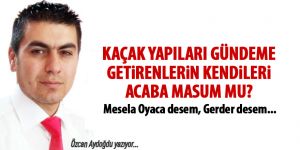 Özcan Aydoğdu yazıyor...