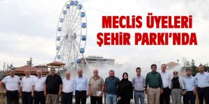 Başkan Duruay ve meclis üyelerinden şehir parkı çıkarması