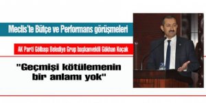 Geçmişi kötülemenin bir anlamı yok