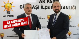 A.Nasır Haşlak başvurusunu yaptı