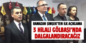 Şimşek: 3 hilali Gölbaşı'nda dalgalandıracağız