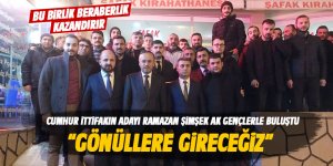 Ramazan Şimşek Ak Gençlikle bir araya geldi