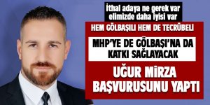 Uğur Mirza MHP'den aday adayı