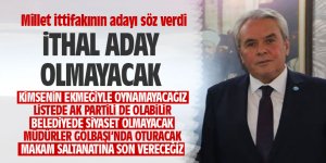 Mahmut Aksoy: Listede ithal aday olmayacak