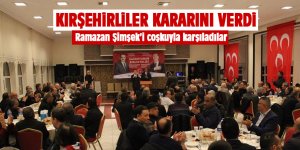 Kırşehirliler kararını verdi: Ramazan Şimşek!