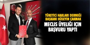 Hüseyin Çakmak, CHP'den başvurdu