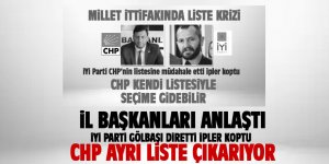 İpler koptu... CHP ayrı listeyle gidiyor