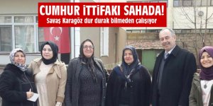 Savaş Karagöz dur durak bilmeden çalışıyor