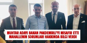 Ali İhsan Okman Bakan Pakdemirli'yi misafir etti