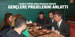 Ramazan Şimşek üniversite öğrencileri ile bir araya geldi