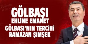 Gölbaşı tercihini yaptı: Ramazan Şimşek!