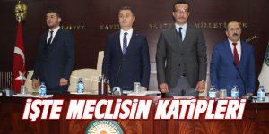 Meclis katip üyeleri belli oldu