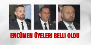 Encümen üyeleri belli oldu