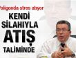 YÖK Başkanı Özcan poligonda tabanca atış eğitimi yaptı