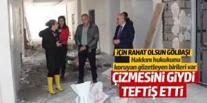 Kaymakam Bilgihan'dan okul inşaatı denetimi