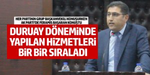 Feramis Başaran Duruay döneminin hizmetlerini bir bir anlattı