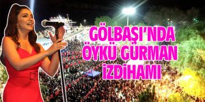 Gölbaşı'nda Öykü Gürman coşkusu