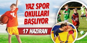 Yaz spor okulları başlıyor