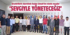 Başkan Şimşek: Sevgiyle yöneteceğiz