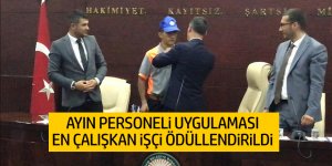 Gölbaşı Belediyesi'nden ayın personeli uygulaması