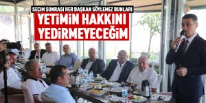 Başkan Şimşek: Yetimin hakkını yedirmeyeceğim