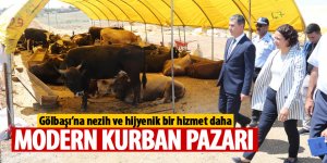 Gölbaşına modern kurban pazarı!