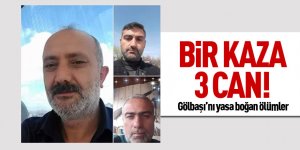 Bir kaza 3 can birden aldı