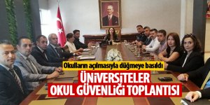 Kaymakam Tülay Baydar  başkanlığında güvenlik toplantısı