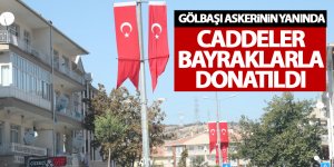 Gölbaşı kırmızı beyaza büründü