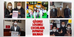 Gölbaşı Lösemili çocuklara tam destek oldu