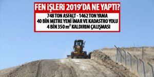 Fen İşleri 2019'da arı gibi çalıştı