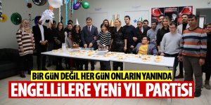 Başkan Şimşek'ten engellilere yeni yıl partisi!